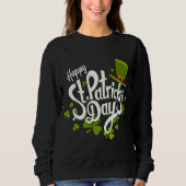 Happy St. Patrick's Day Women's Crew Sweatshirt (Voorkant)
