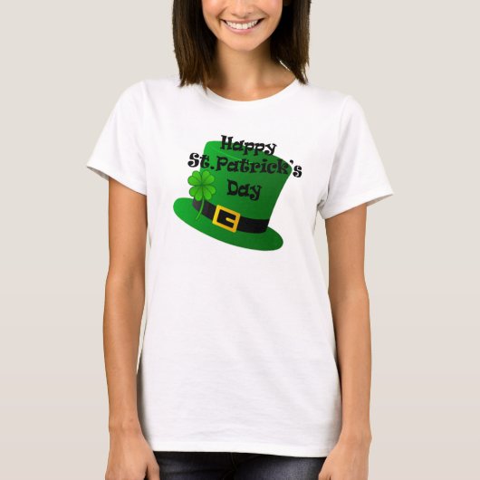 Happy St. Patricks Day Womens T-shirt (Voorkant)