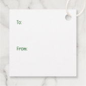 Happy St. Patrick's Day Yorkshire Terriër Honden Bedankjes Labels (Achterkant)