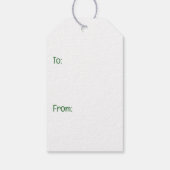 Happy St. Patrick's Day Yorkshire Terriër Honden Cadeaulabel (Achterkant)