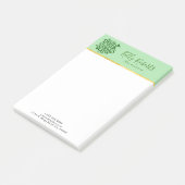 Happy St Patrick's Elegant Day Typography Design Post-it® Notes (Schuin)