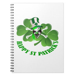 Happy St Patrick's enguarline Notitieboek