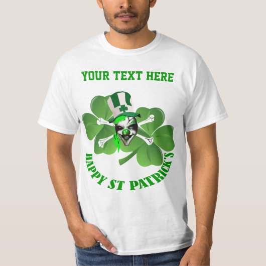 Happy St Patrick's enguarline T-shirt (Voorkant)