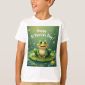 Happy St. Patrick's Frog T-shirt (Voorkant)