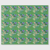Happy St Patrick's Lepreachaun Wrapping Paper Cadeaupapier (Vlak)