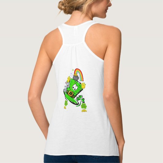 Happy St. Patrick's Rabbit Tank Top (Achterkant)
