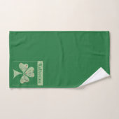 "Happy St. Patrick's" Shamrocks Groene Handdoek (Handdoek)