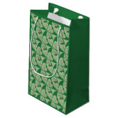 Happy St. Patrick's Shamrocks Klein Cadeauzakje (Achterkant Gekanteld)