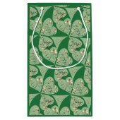 Happy St. Patrick's Shamrocks Klein Cadeauzakje (Achterkant)