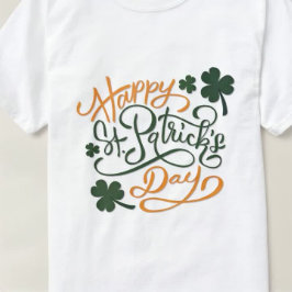 Happy St. Patrick's Text T-shirt