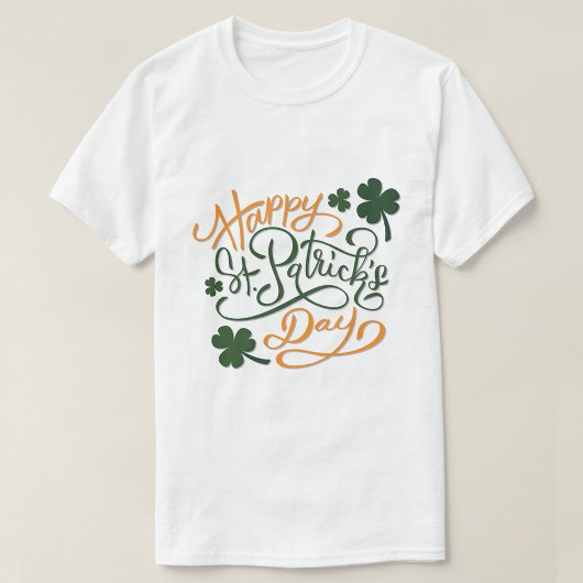 Happy St. Patrick's Text T-shirt