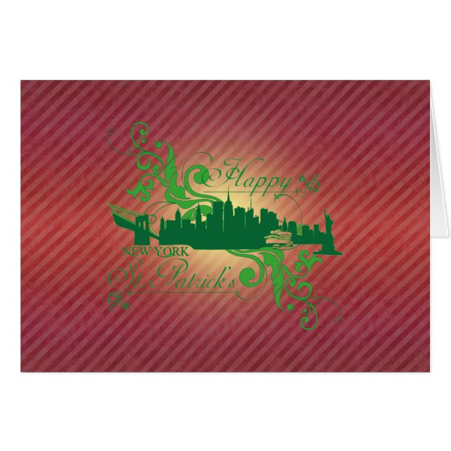 HAPPY ST.PATRICKS - Wenskaart (Voorkant Horizontaal)
