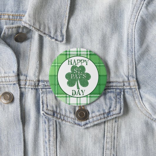 Happy St. Pat's Day Button (In situ)