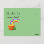 Happy St. Patty's Day Briefkaart (Achterkant)