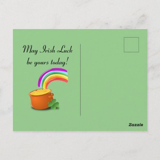 Happy St. Patty's Day Briefkaart (Achterkant)