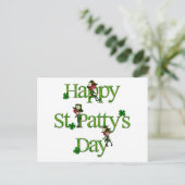 Happy St. Patty's Day Briefkaart (Staand voorkant)
