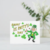 Happy St Patty's Day Briefkaart (Staand voorkant)