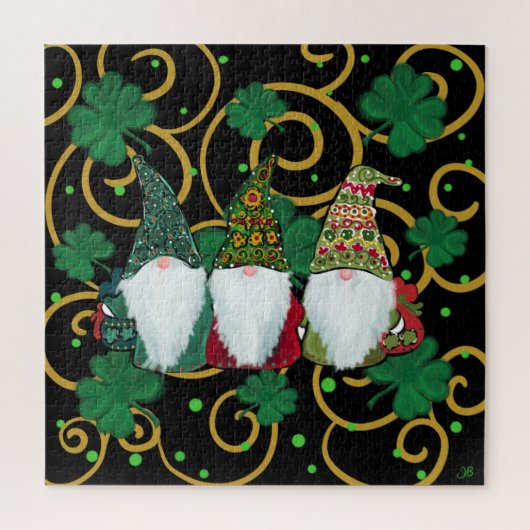 Happy St. Patty's Day GNOMES Legpuzzel (Verticaal)