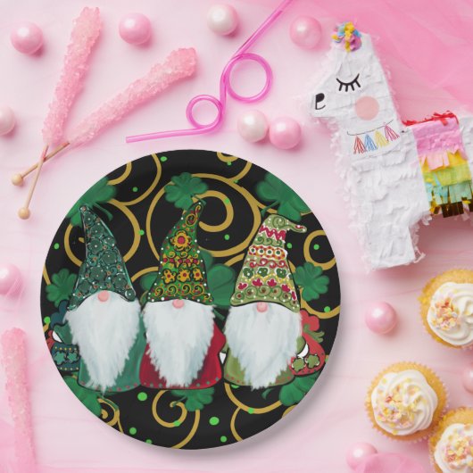 Happy St. Patty's Day GNOMES Papieren Bordje (Feest)