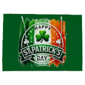 Happy St. Patty's Day Groot Cadeauzakje (Achterkant)