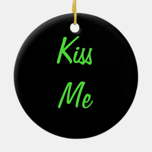 Happy St. Patty's Day Keramisch Ornament (Achterkant)