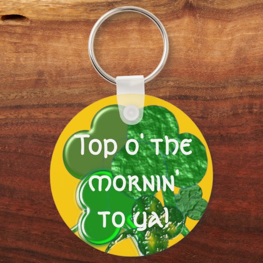 Happy St. Patty's Day - Sleutelhanger - Personalis (Voorkant)