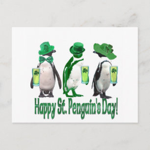 Happy St. Penguin's Day Briefkaart