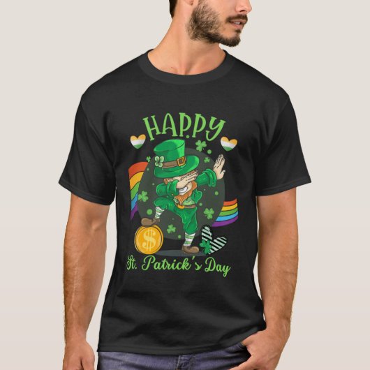 Happy St Saint Patrick s Day  Irish Leprechaun Dap T-shirt (Voorkant)