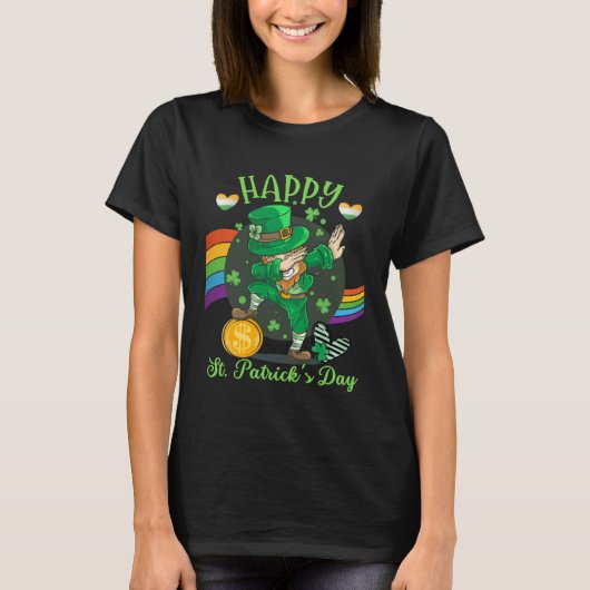 Happy St Saint Patrick s Day  Irish Leprechaun Dap T-shirt (Voorkant)
