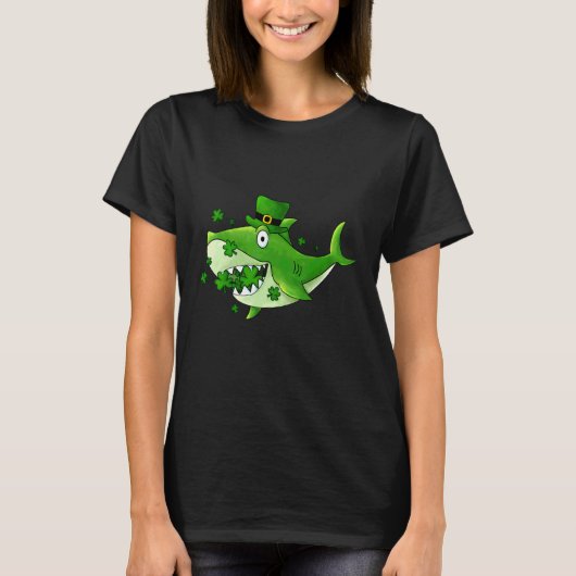 Happy St Shark's T-shirt (Voorkant)