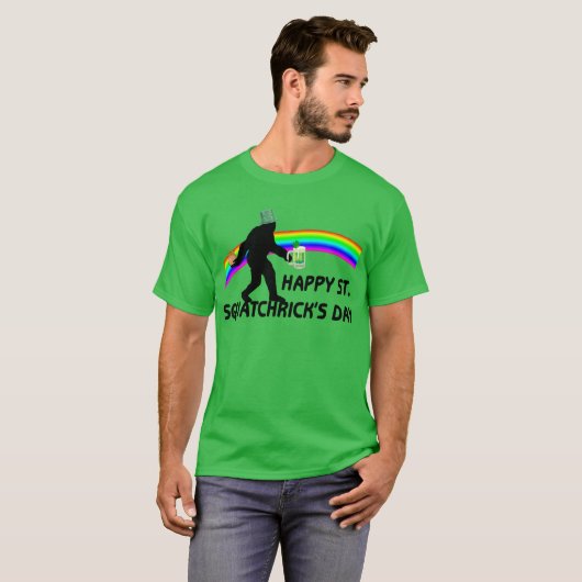 Happy St Squatchricks Day T-shirt (Voorkant volledig)