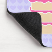 Happy Stacks Kawaii Cake Mousepad Muismat (Hoek)