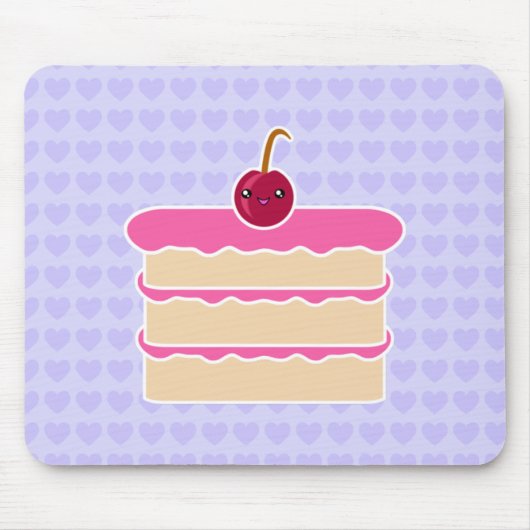 Happy Stacks Kawaii Cake Mousepad Muismat (Voorkant)
