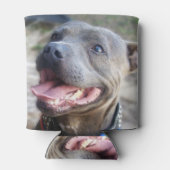 Happy Staffordshire Bull Terrier Blikjeskoeler (Achterkant)