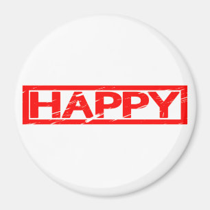 Happy Stamp Magneet