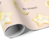 Happy Star Birthday Cadeaupapier (Rol Hoek)