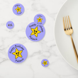 Happy Star Birthday Confetti