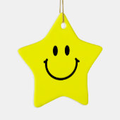 Happy Star-Ornament Keramisch Ornament (Rechts)