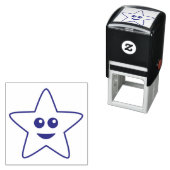 Happy Star Self-Inking Stamp Zelfinktende Stempel (In situ)