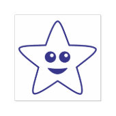 Happy Star Self-Inking Stamp Zelfinktende Stempel (Design)