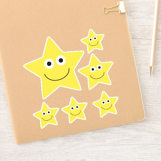 Happy Star Sticker (Notitieboek)