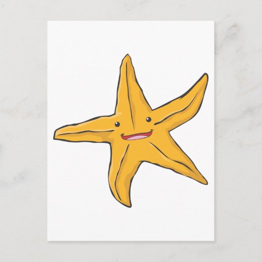 Happy Starfish Briefkaart (Voorkant)