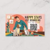 Happy Stays Pet Boarding Visitekaartje (Voorkant)