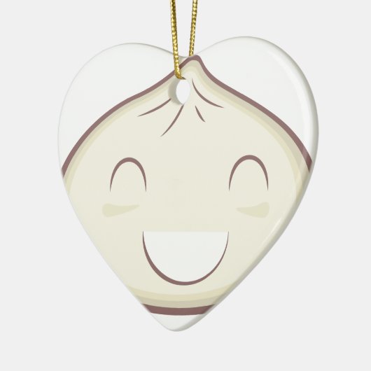 Happy Steam Bun Keramisch Ornament (Links)