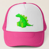 Happy Stegosaurus - Trucker Pet (Voorkant)