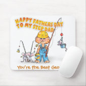 Happy Step Dad Day Muismat (Met muis)