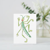 Happy Stick Insect Briefkaart (Staand voorkant)