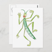 Happy Stick Insect Briefkaart (Voorkant / Achterkant)