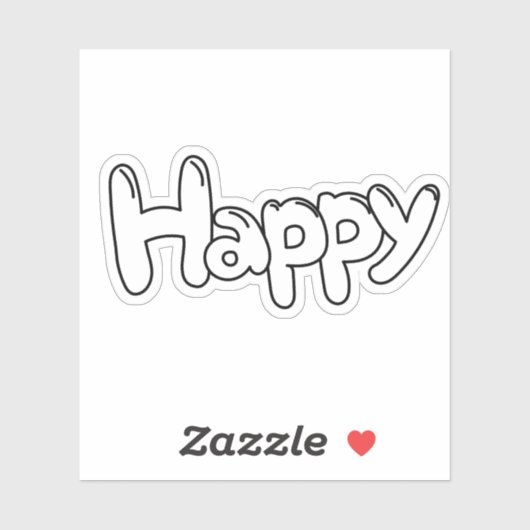 Happy Sticker (Vel)