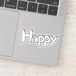 Happy Sticker